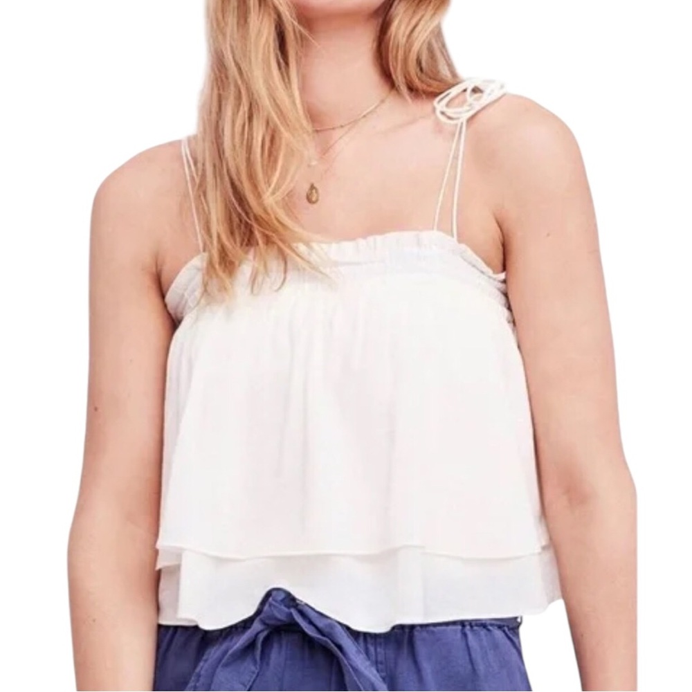Free People Intimately No Lies bodysuit White with Tassels Medium
